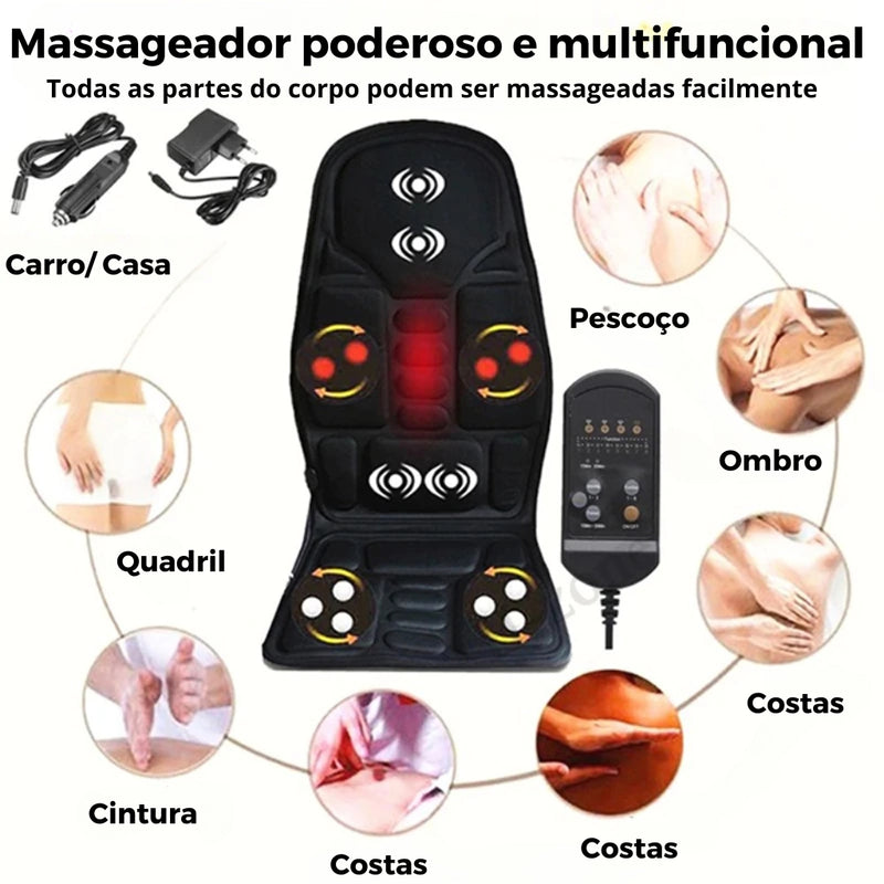 Almofada de Massagem Portátil para Carro