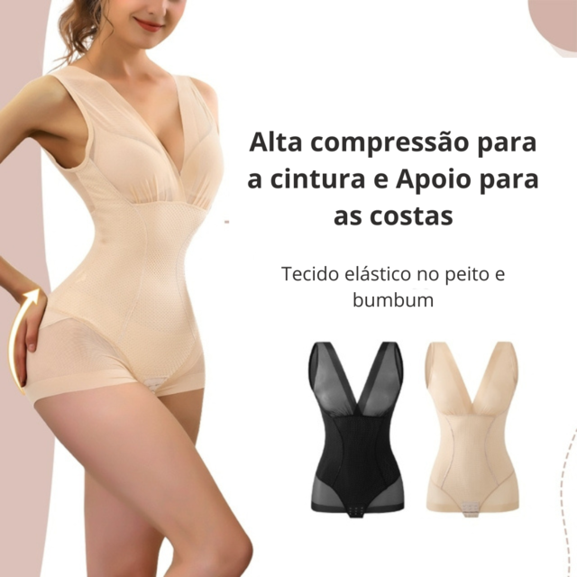 Body Modelador Corretor Postural