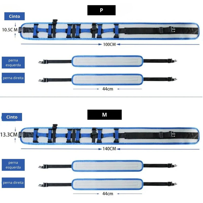 Cinto De Transferência Para Idosos, Acamados E Cadeirantes