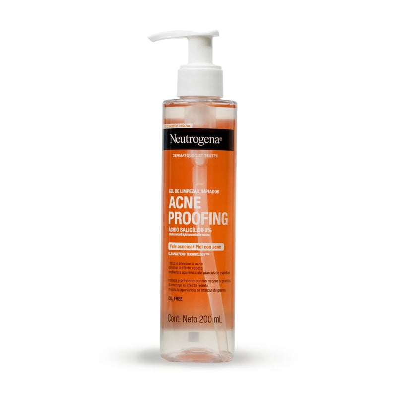 Gel de Limpeza Facial Neutrogena Acne Proofing 200mL