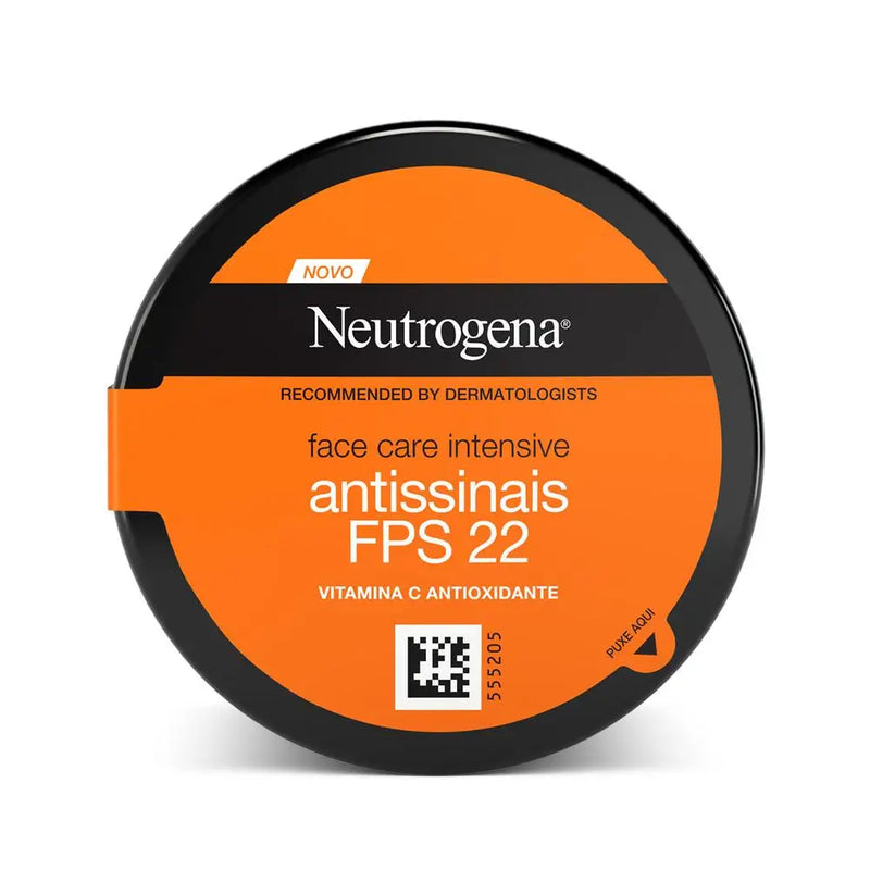 Hidratante Facial Neutrogena Face Care Intensive Antissinais FPS 22 100g