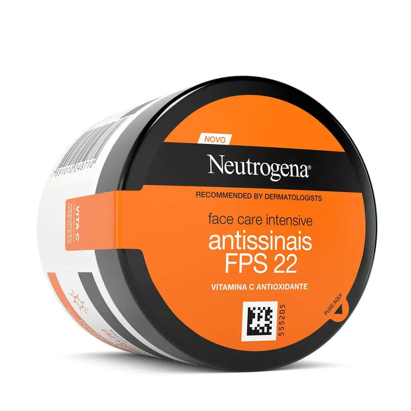 Hidratante Facial Neutrogena Face Care Intensive Antissinais FPS 22 100g