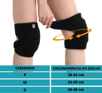 Joelheira Feminina Para Atividade Física -KIT PROMONICONAL COM 2 UNIDADES