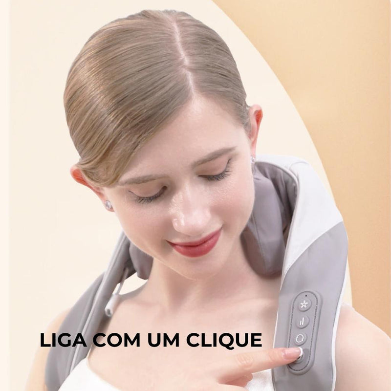 Massageador Elétrico Para Pescoço e Ombros