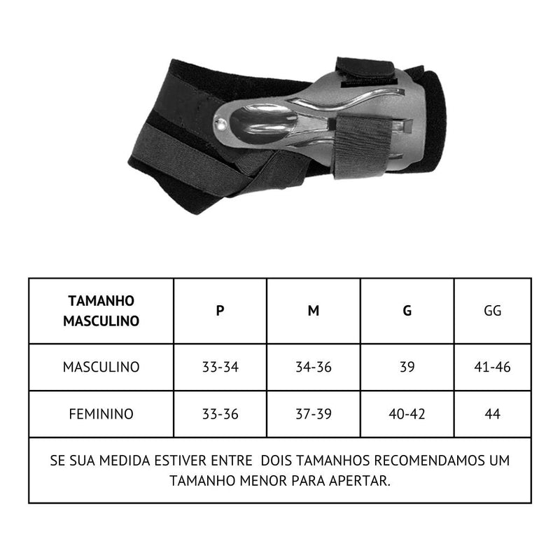 Tornozeleira Ortopédica Ajustável Advanced