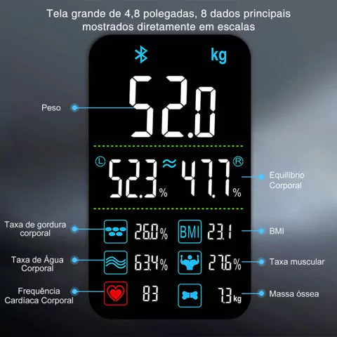 Balança Digital Corporal - Insmart