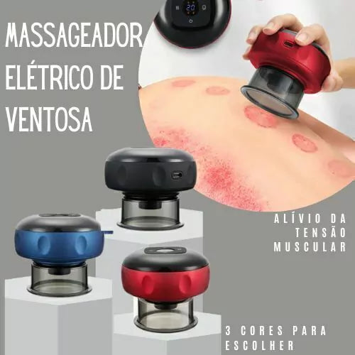 Massageador Corporal Elétrico Para Ventosaterapia