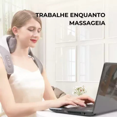 Massageador Elétrico Para Pescoço e Ombros