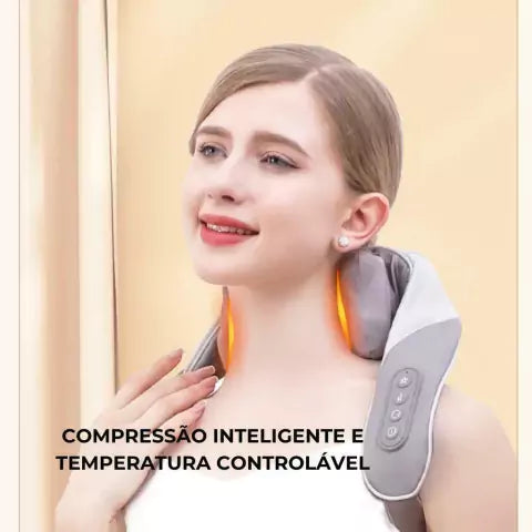 Massageador Elétrico Para Pescoço e Ombros