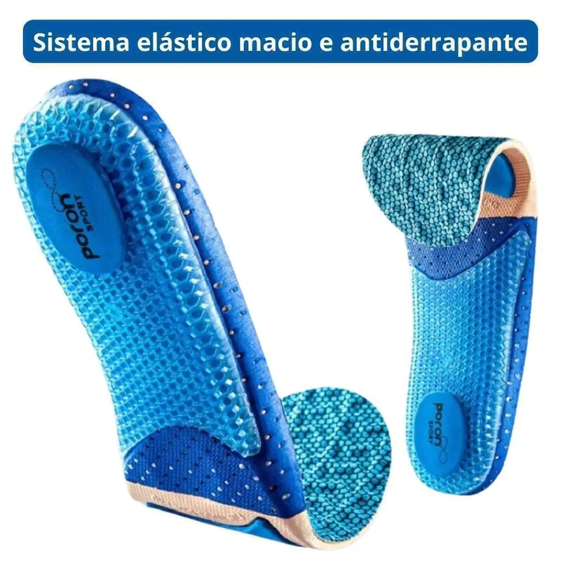 Palmilha de Silicone Respirável Fibra de Bambu