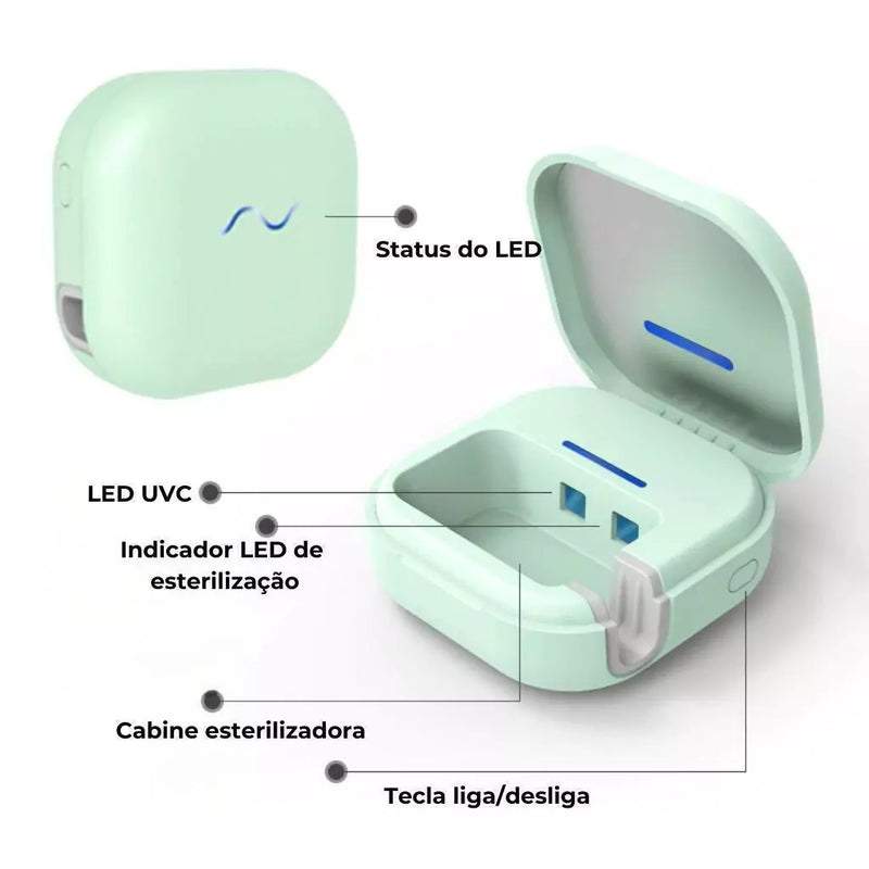 Porta Escova De Dente Esterilizador