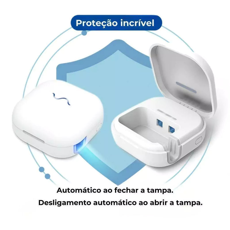 Porta Escova De Dente Esterilizador