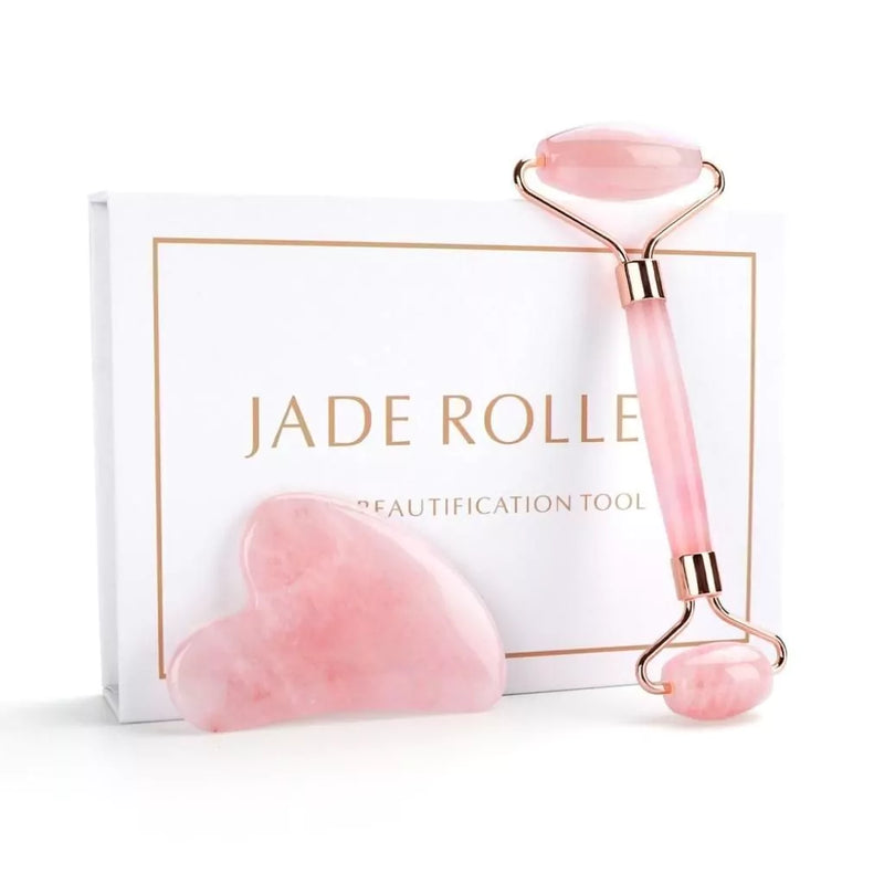 Rolo Massageador Facial Pedra Jade