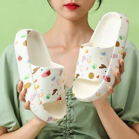 Chinelo Nuvem Estampado