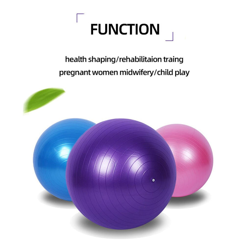 Bolas de Fitness PVC à Prova de Explosão, Bola de Yoga Espessada, Exercício, Home Gym, Equipamento Pilates, Bola de Equilíbrio, 45cm, 55cm, 65cm, 75cm, 85cm