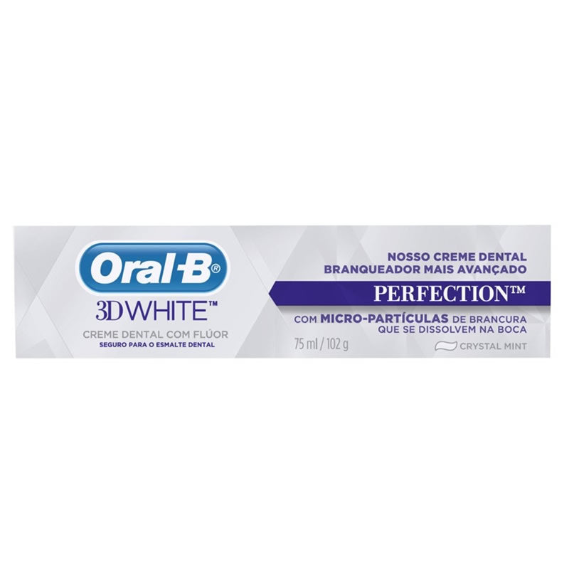 CREME DENTAL ORAL B 3D WHITE PERFECTION 75ML