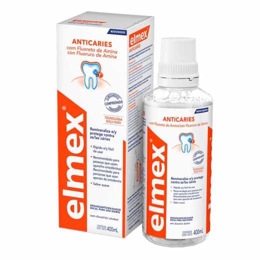 ENXAGUANTE BUCAL ELMEX ANTICARIES 400ML