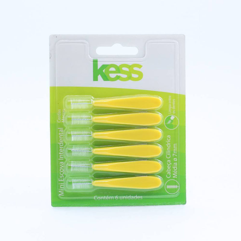 ESCOVA DENTAL KESS INTERDENTAL 6MM C/6