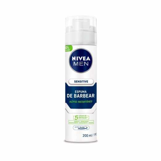 ESPUMA BARBEAR NIVEA SENSITIVE 200ML