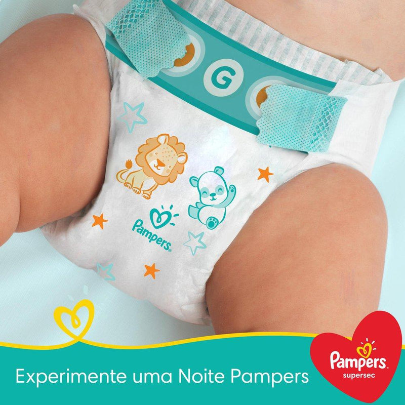 Fralda Pampers Supersec M 52 Unidades