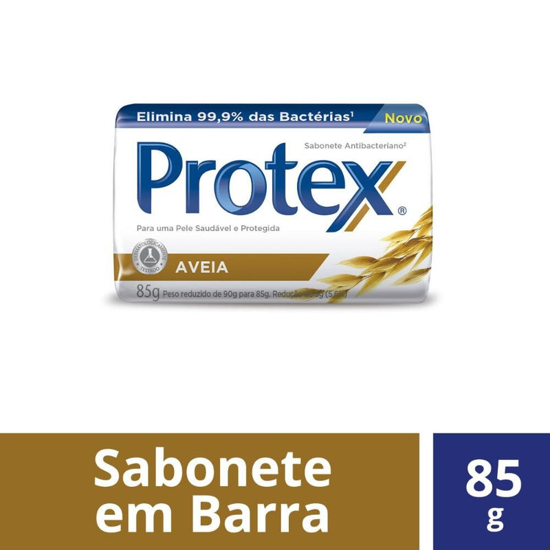 Kit Sabonete em Barra Protex Aveia 85g com 6 unidades