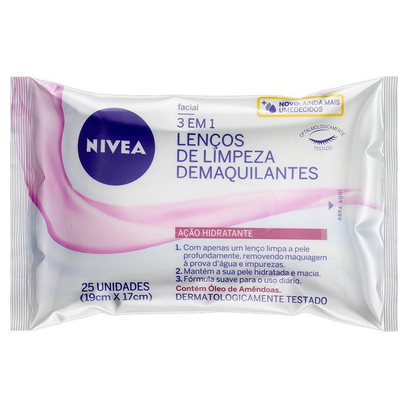 NIVEA VISAGE LENCO HIDRATANTE 25UN