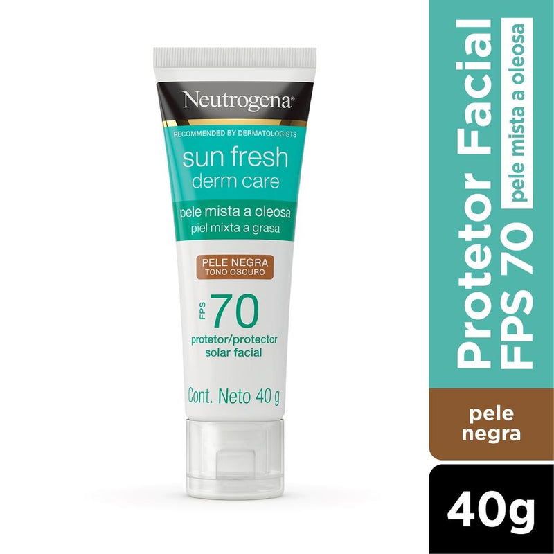 Protetor Solar Neutrogena Sun Fresh Pele Oleosa Negra FPS 70 40g