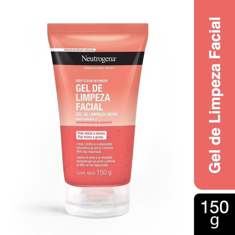 Sabonete Facial Neutrogena Deep Clean Gel Grapefruit 150g