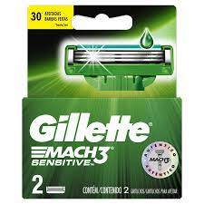 CARGA GILLETTE MACH 3 SENSITIVE 2UN