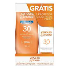 BRONZEADOR CENOURA E BRONZE FPS 30 COM FPS30 FACIAL