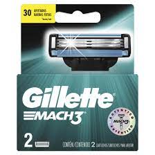 CARGA GILLETTE MACH 3 C/ 2 UNIDADES