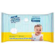 LENCO UMEDECIDO HUGGIES BABY WIPES (AMARELO) 48UN