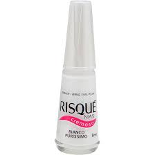 ESMALTE RISQUE CREMOSO BRANCO PURISSIMO