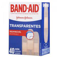 CURATIVO BAND AID TRANSP 40UN