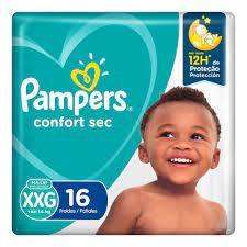 FRALDA PAMPERS CONFORT SEC PACOTAO XXG 16 UN