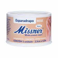 ESPARADRAPO MISSNER 2,5 CM X 4,5M BEGE