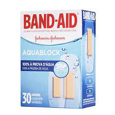 CURATIVO BAND AID AQUABLOCK 30UN